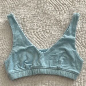 Aerie terry cloth Light Blue Women's Bralette